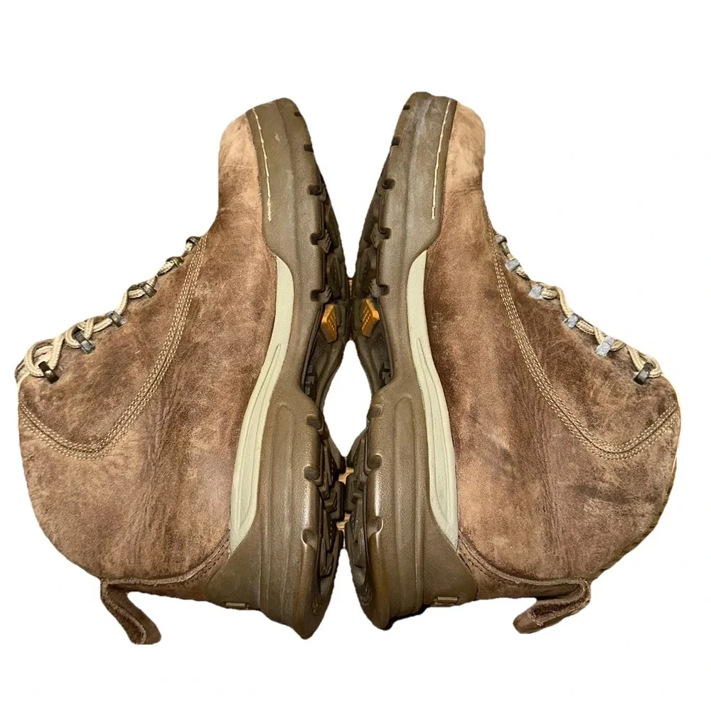 Helly Hansen Berthed Waterproof Brown Leather Hiking Boots Lace Up Mens 6.5 $140